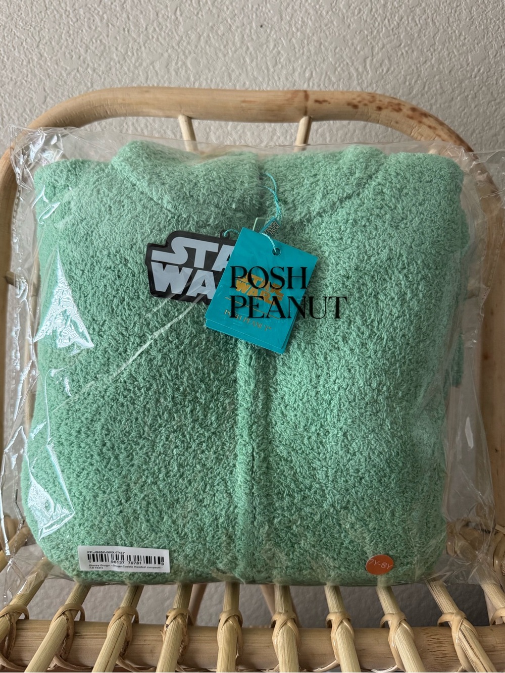 *NEW* Posh Peanut Star Wars Grogu Cuddle Playsuit 7/8